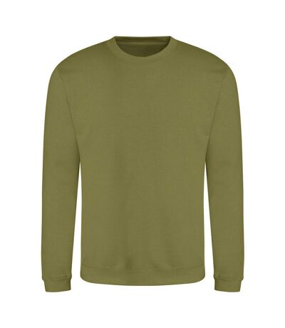 Mens Crew Neck Sweatshirt Platinum Grey Awdis