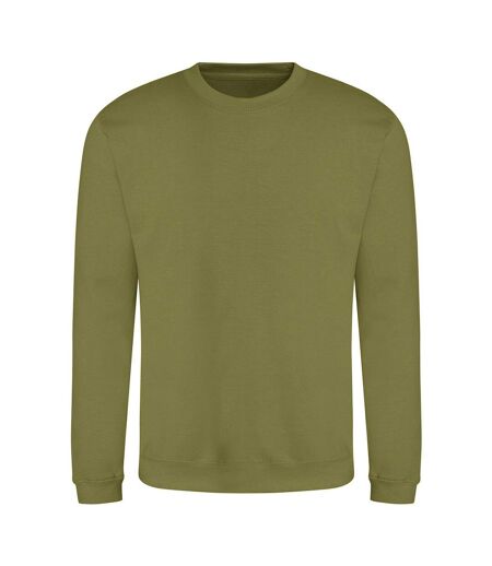 Mens Crew Neck Sweatshirt Platinum Grey Awdis