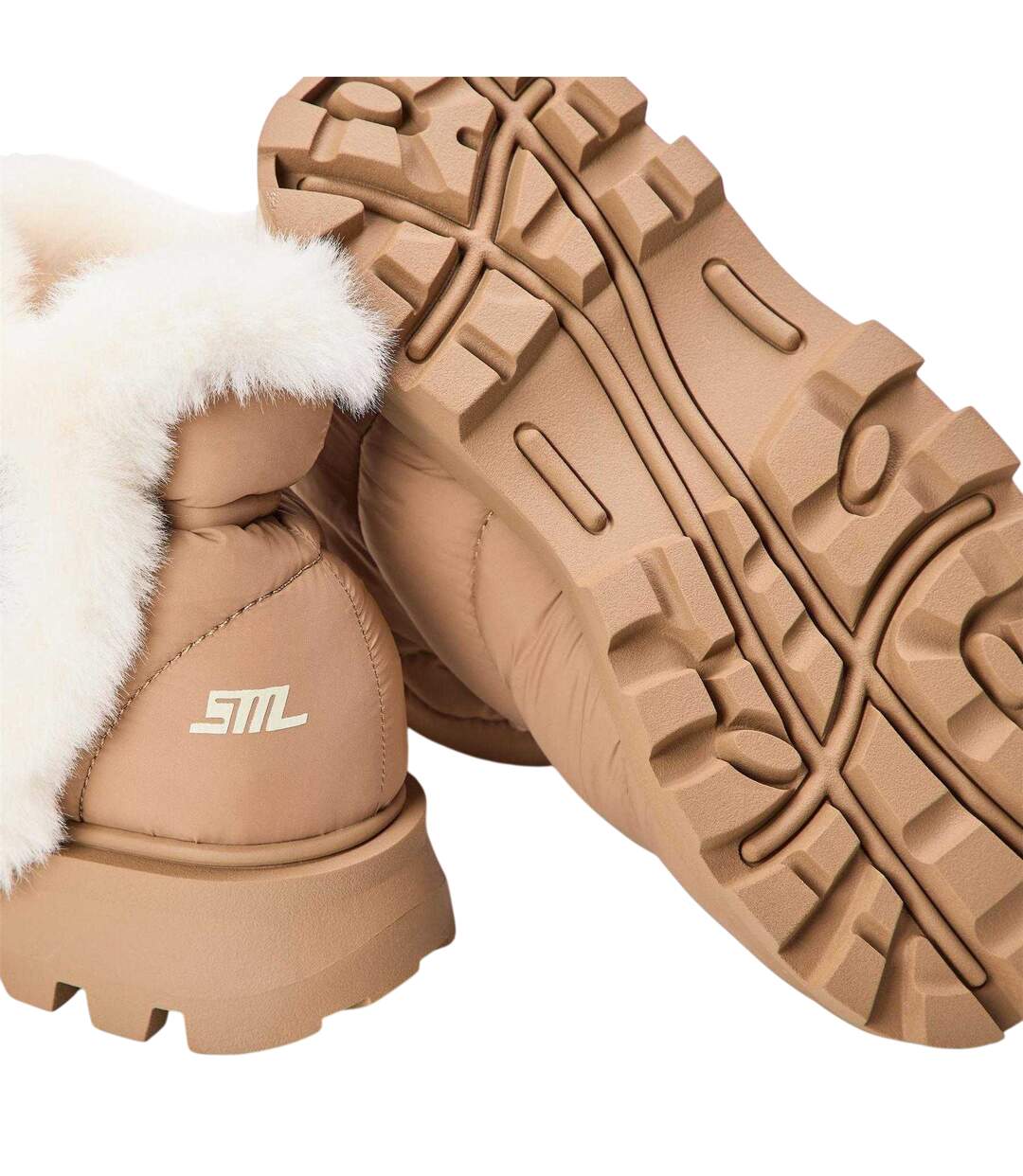 Womens/ladies Frostee Sheepskin Boots Tan Steve Madden-4