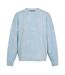 Mens Nustroyos Tie Dye Oversized Sweatshirt Blue Hugo-1