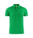 Mens Surf Light Rsx Melange Polo Shirt Fresh Green Printer-2