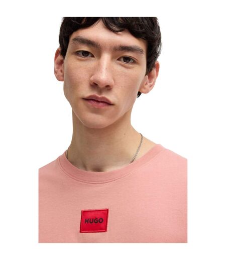 T-shirt Diragolino Homme Rose Hugo