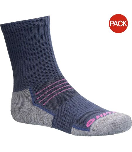 Chaussettes Altitude Hike Adulte Noir Bleu Hi-Tec
