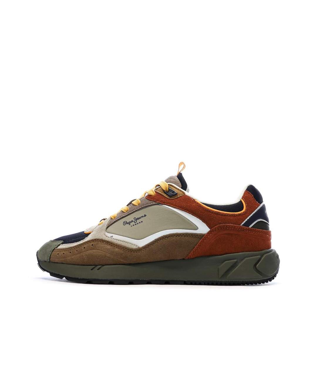 Baskets marron homme pepe jeans marlon-1