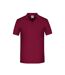 Polo Bio Workwear Homme Bordeaux James And Nicholson-1