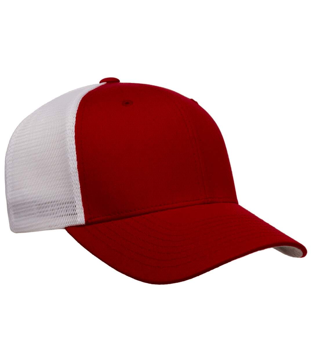 Casquette adulte rouge / blanc Flexfit-4