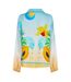 Womens/ladies Rio Regular Long-sleeved Shirt Blue Never Fully Dressed-3