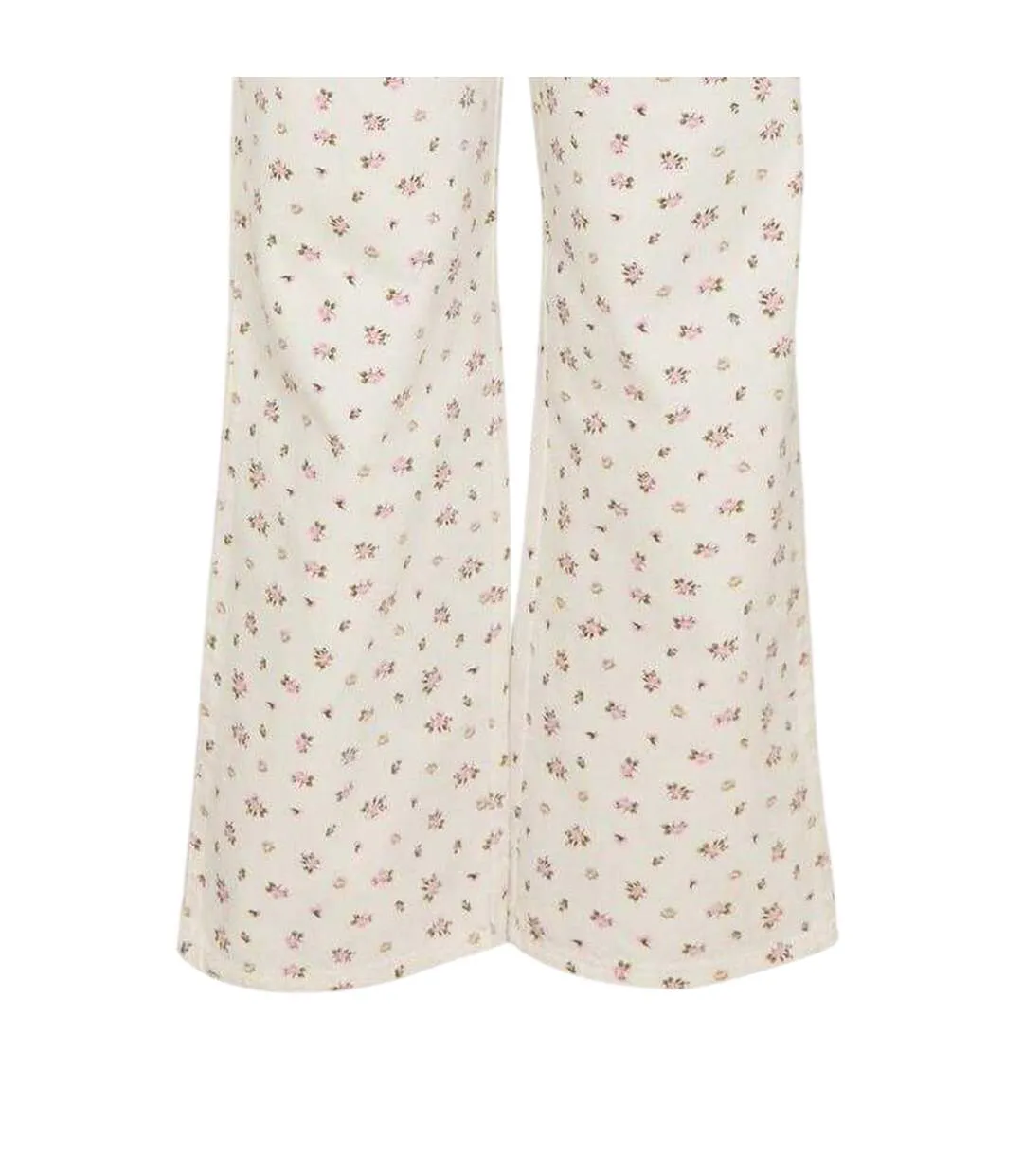 Womens/ladies Soleil Floral Straight Leg Jeans White Threadbare-3