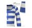 MAYFLOWER DOMINGO2 - Tee-shirt manches 3/4 en coton à rayures blanches et bleues-4