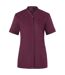 Womens/ladies Green-generation Chef Jacket Aubergine Karlowsky-1