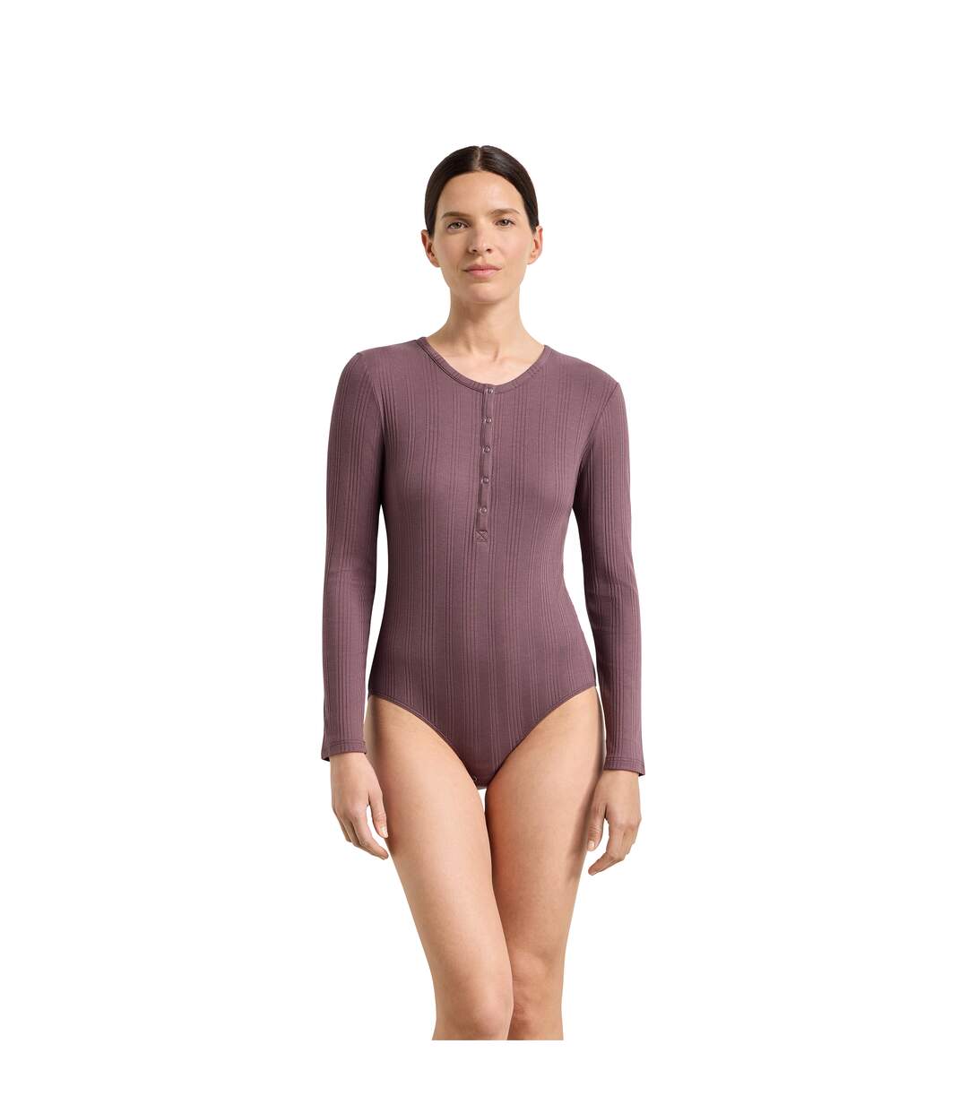 Body manches longues côtelé Dim x Inès de la Fressange-1