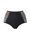 Culotte gainante ventre plat tulle brodé-1