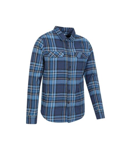 Chemise trace homme bleu foncé Mountain Warehouse