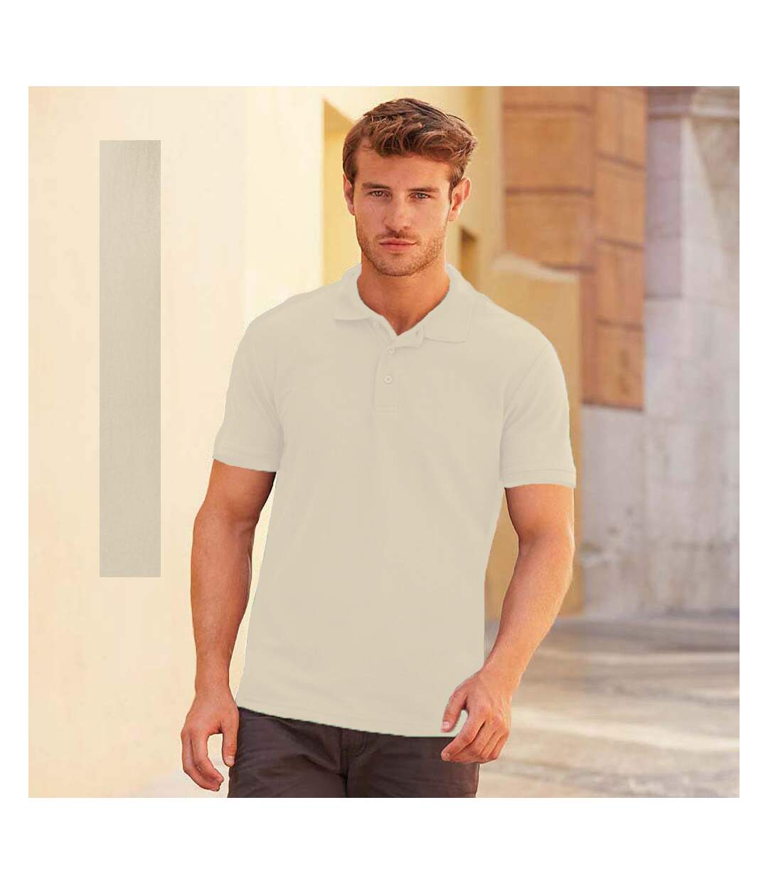 Fruit Of The Loom Mens Iconic Polo Shirt (White) - UTRW6516