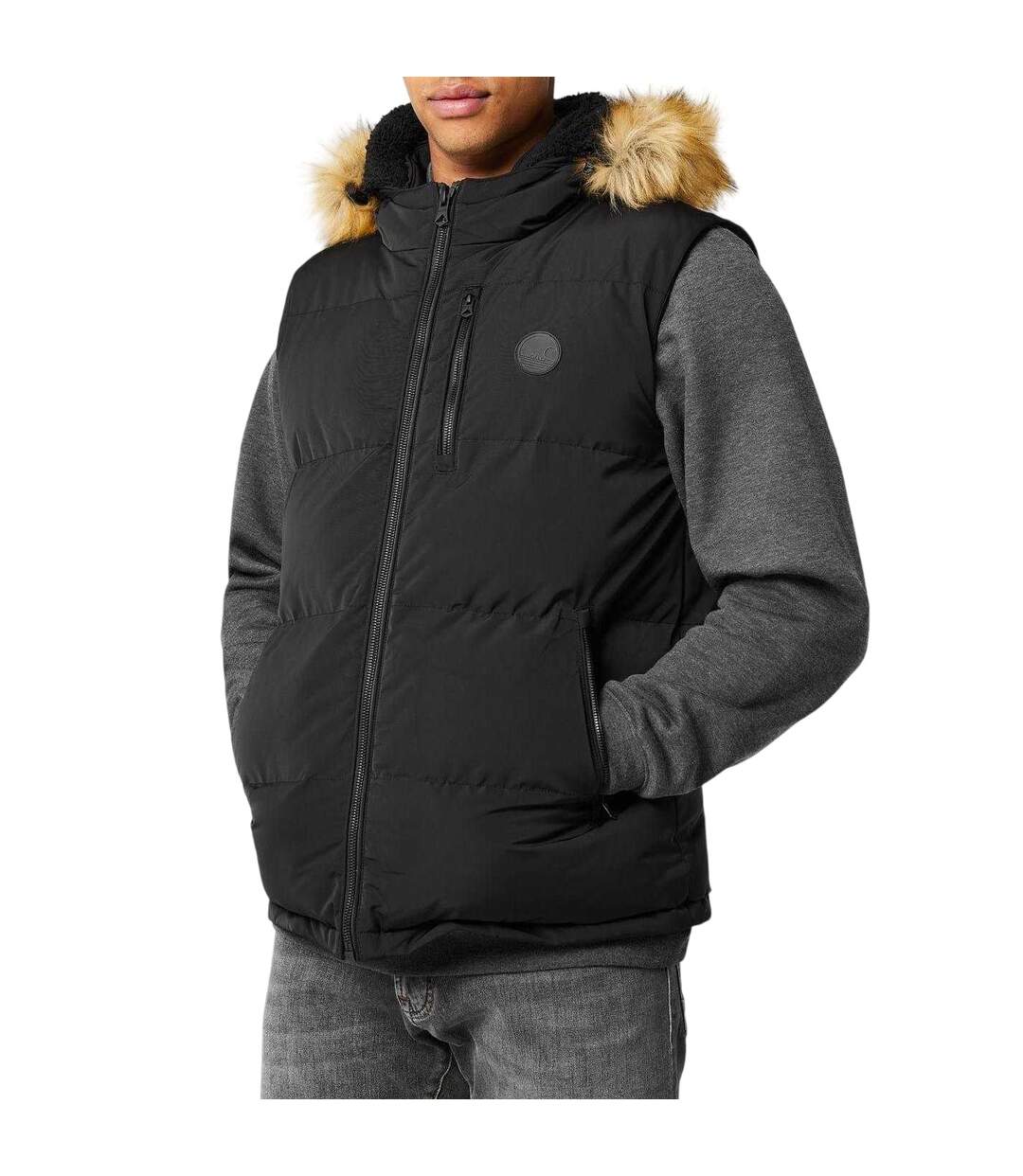 Veste Sans Manches Homme Noir SoulCal-4
