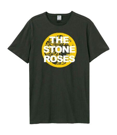 T-shirt Motif/style The Stone Roses Lemon Adulte Charbon Amplified