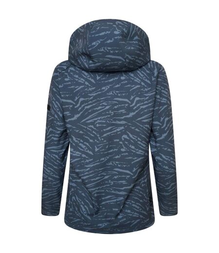 Dare 2B Womens/Ladies Far Out Tiger Print Soft Shell Jacket (Orion Grey) - UTRG7376