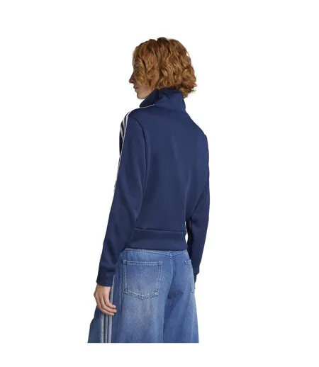 Haut De Survêtement Motif/style 3 Rayures Firebird Femme Bleu Indigo Sombre Adidas