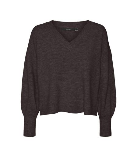 Pull marron femme vero moda jupiter