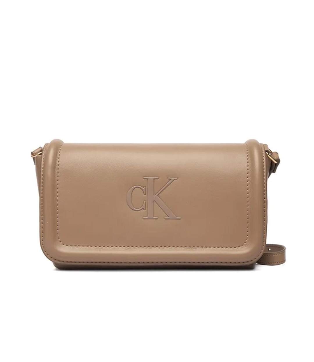 Sac à bandoulière beige femme calvin klein jeans bold-1