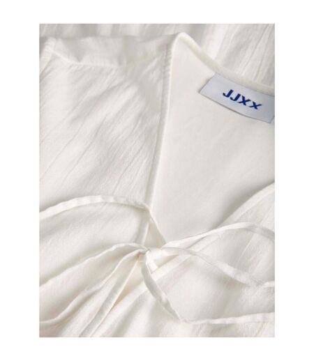 Robe Courte Manches Courtes Femme Blanc De Blanc JJXX