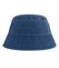 Bob Motif Rétro Adulte Vieux Denim Beechfield-1
