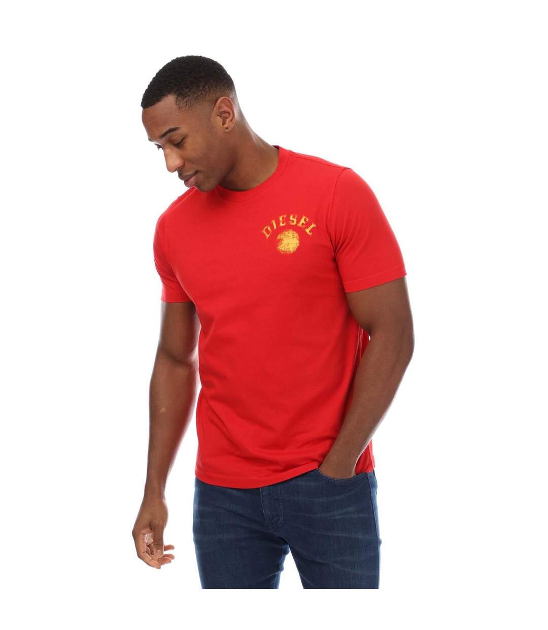 T-shirt T-just 10-4 Homme Rouge Diesel-1