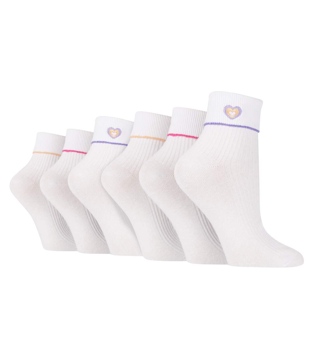 Wildfeet - 6 Paires Femme Chaussettes Chaudes Polaire Thermiques Coton-1