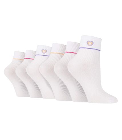 Wildfeet - 6 Paires Femme Chaussettes Chaudes Polaire Thermiques Coton