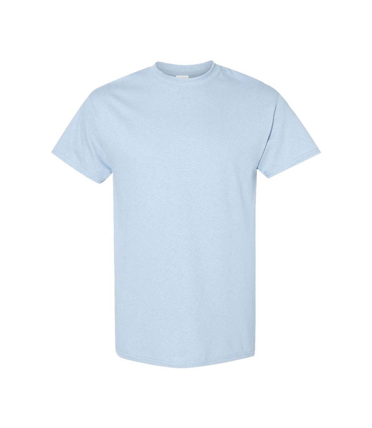 Gildan Mens Heavy Cotton Short Sleeve T-Shirt (Pack of 5) (Light Blue)