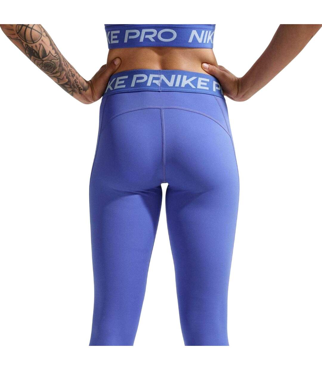 Legging Pro Femme Bleu Saphir Nike-4