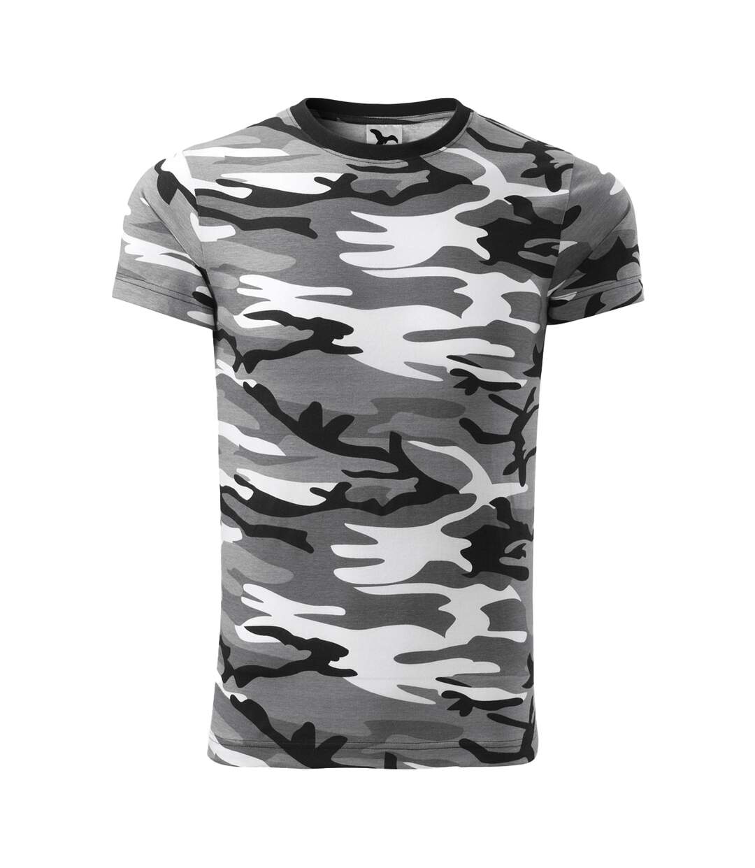 T-shirt Motif/style Camouflage Homme Gris Malfini-1
