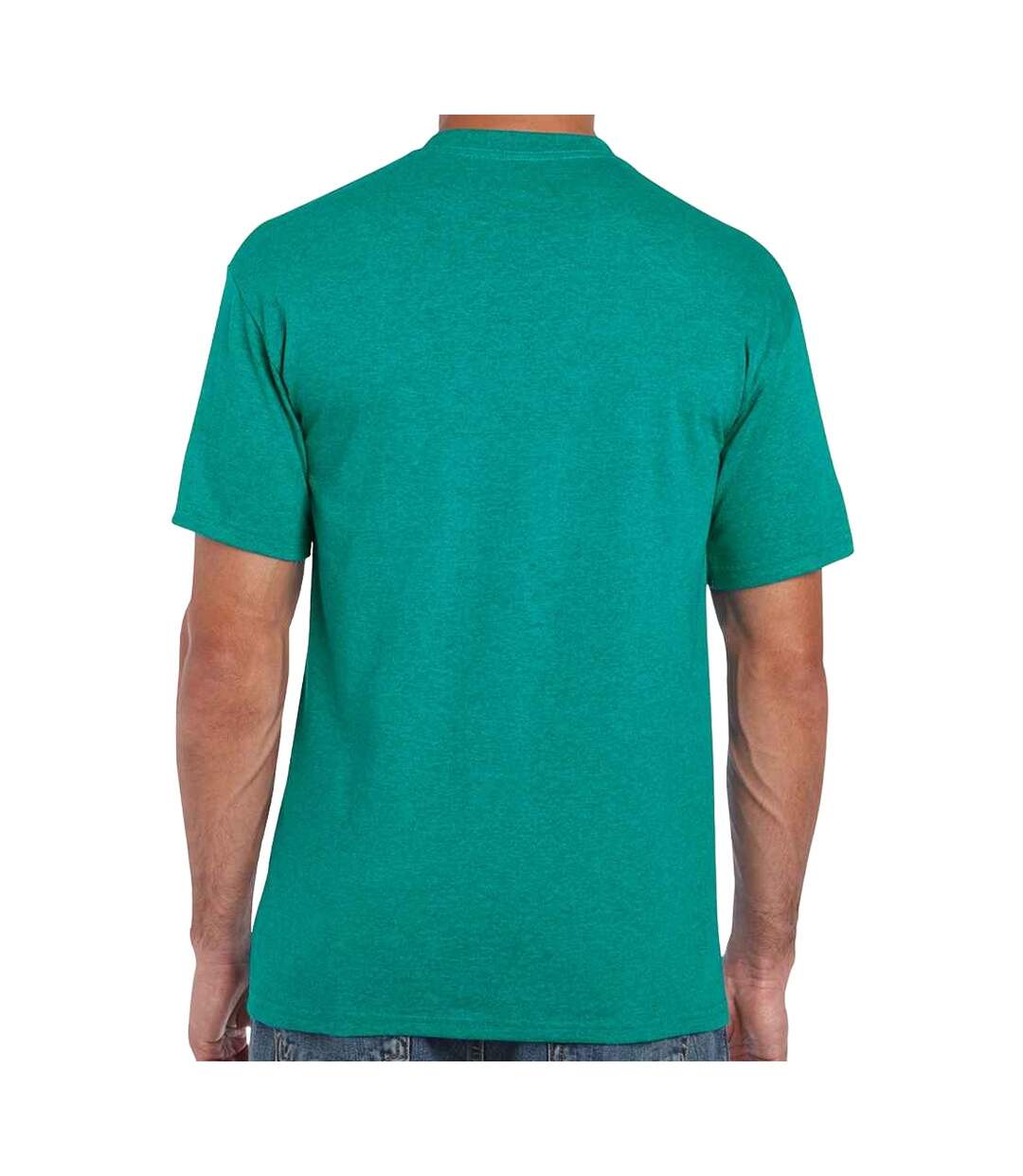 T-shirt manches courtes homme jade chiné Gildan-2