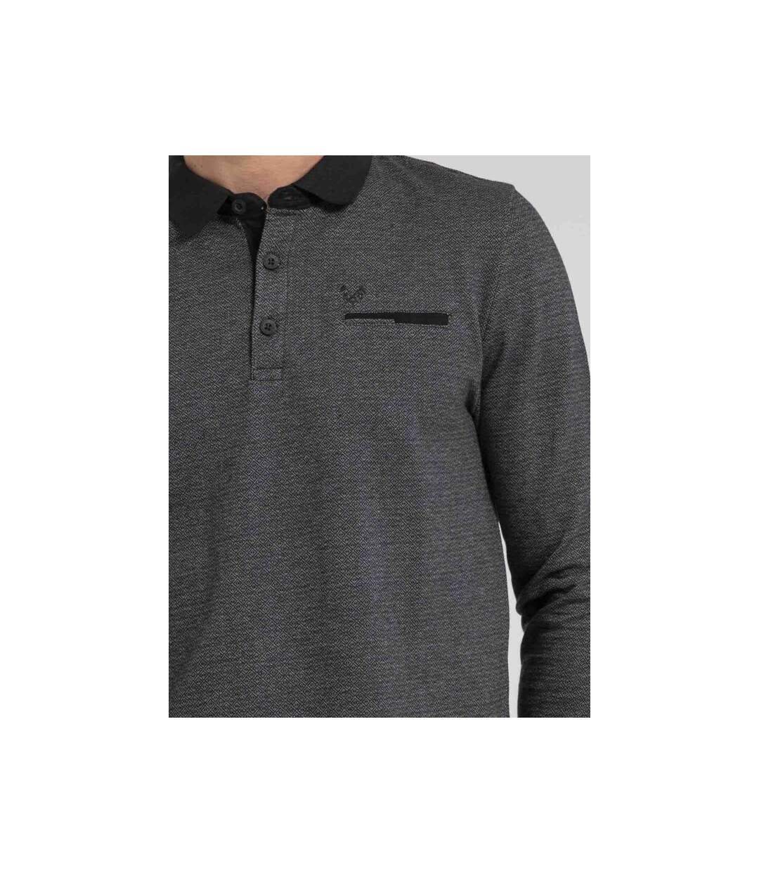 Polo manches longues pur coton PAGNY-4
