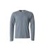 T-shirt Homme Gris Chiné Clique-1