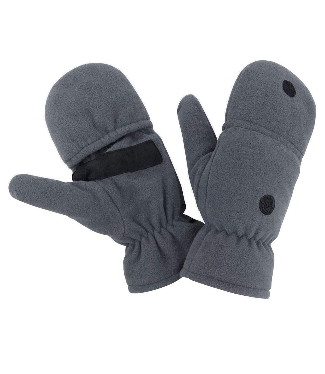 Unisex Adult Fingerless Gloves Grey Result-1