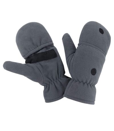 Unisex Adult Fingerless Gloves Grey Result