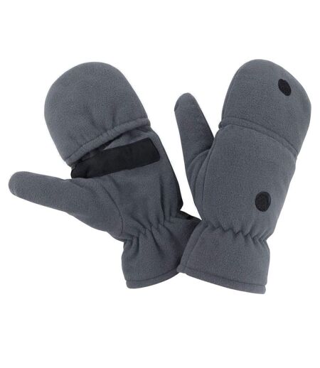 Unisex Adult Fingerless Gloves Grey Result
