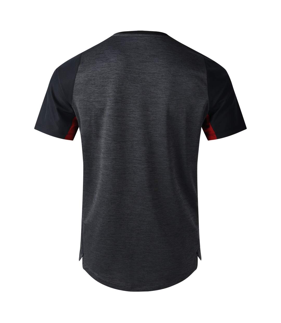 Mens Pro Polyester Training T-shirt Black Red Dahlia Umbro-2