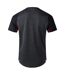 Mens Pro Polyester Training T-shirt Black Red Dahlia Umbro-2