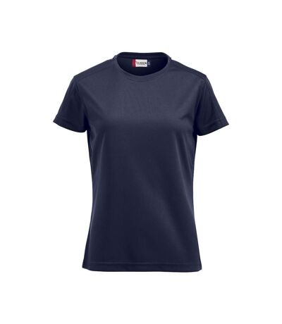 Womens/ladies Ice T-shirt Dark Navy Clique