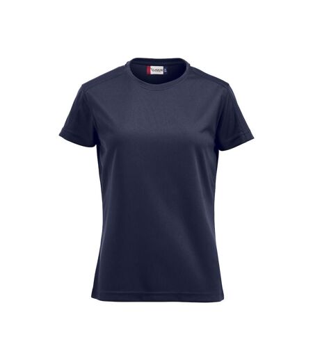 Womens/ladies Ice T-shirt Dark Navy Clique