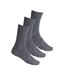 3 Pairs Ladies Alpaca Wool Winter Cushioned Thick Boot Socks-1