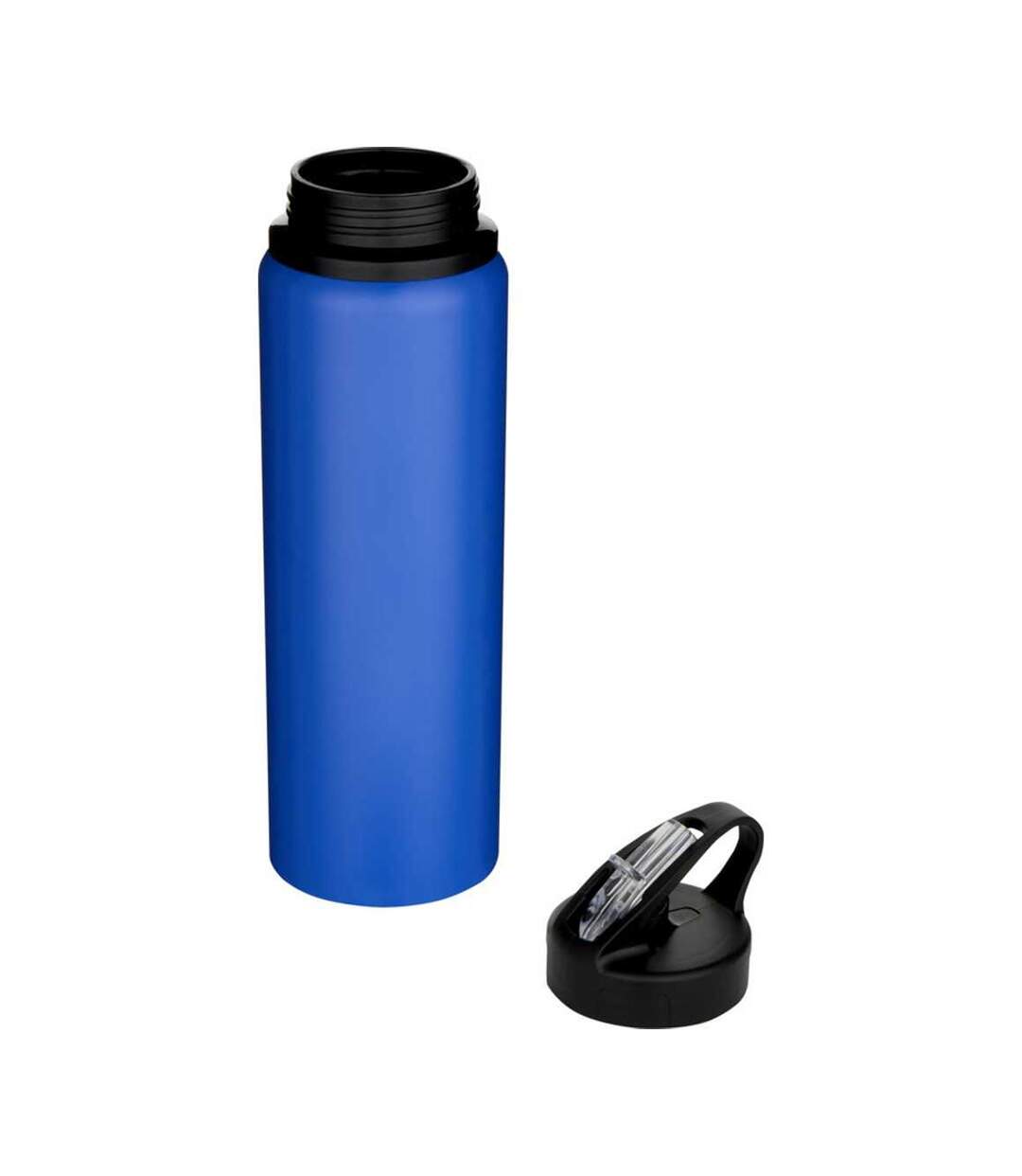 Fitz Recycled Stainless Steel Single Wall 800ml Water Bottle One Size Royal Blue Floso-3