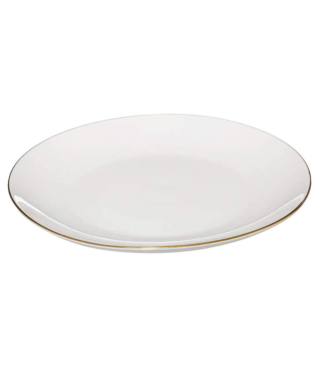 Lot de 6 Assiettes Plates Petit Salon 27cm Blanc-2
