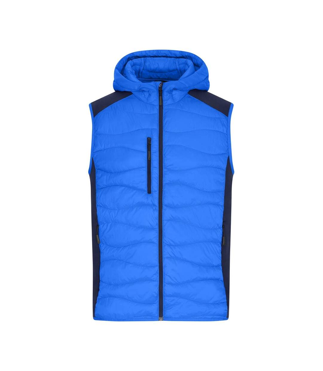 Veste Sans Manches Homme Bleu Bleu Marine James And Nicholson-1