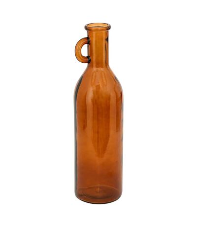 Vase Bouteille en Verre Yana 50cm Ambre