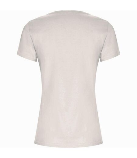 Womens/ladies golden t-shirt vintage white Roly