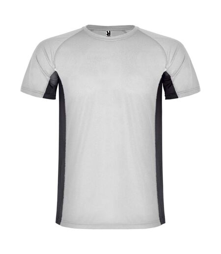 T-shirt shanghai homme blanc / anthracite Roly Roly