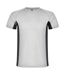 T-shirt shanghai homme blanc / anthracite Roly Roly